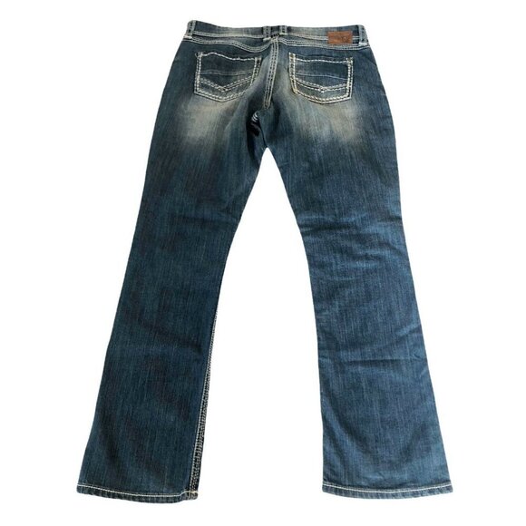 BKE Denim Buckle Harper Bootcut Jeans 36L - Picture 3 of 11